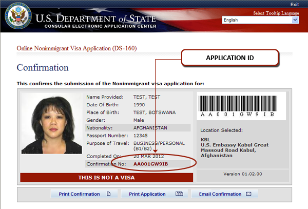 travel.state.gov check visa status