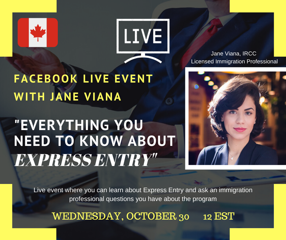 facebook live event express entry